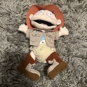 Vintage 1998 The Rugrats Movie Tommy Pickles Plush Safari ￼